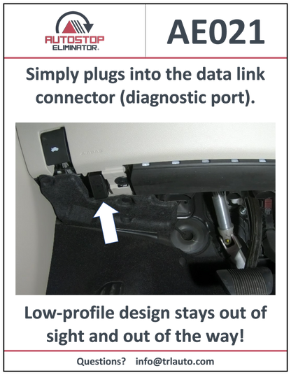 Autostop Eliminator is designed to override the auto stop programming on 2017 Chrysler Pacifica so the ESS system stays off.